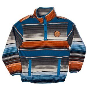Cinch Men's Polar Fleece Aztec Long Sleeve XS 1/4 Snap Pullover Southwestern